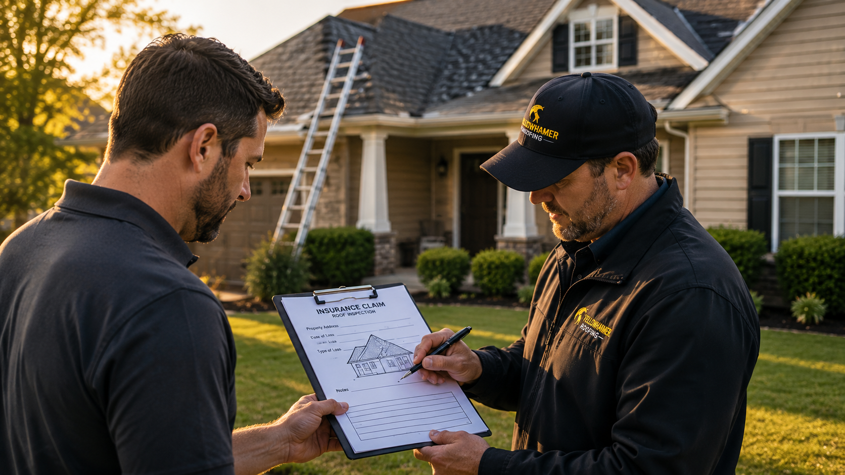 Roofing insurance claim assistance by Yellowhammer Roofing