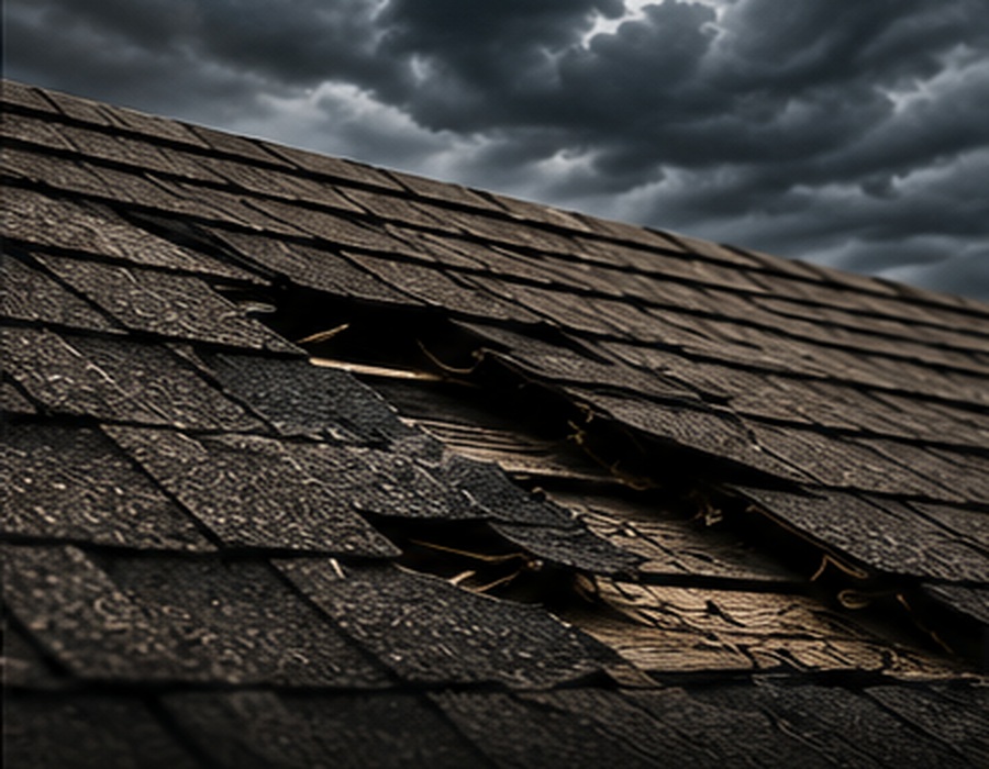 Storm damage roof repair in Alabama