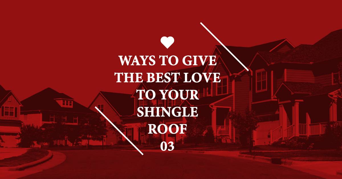 3 Ways to Give the Best Love to Your Shingle Roof