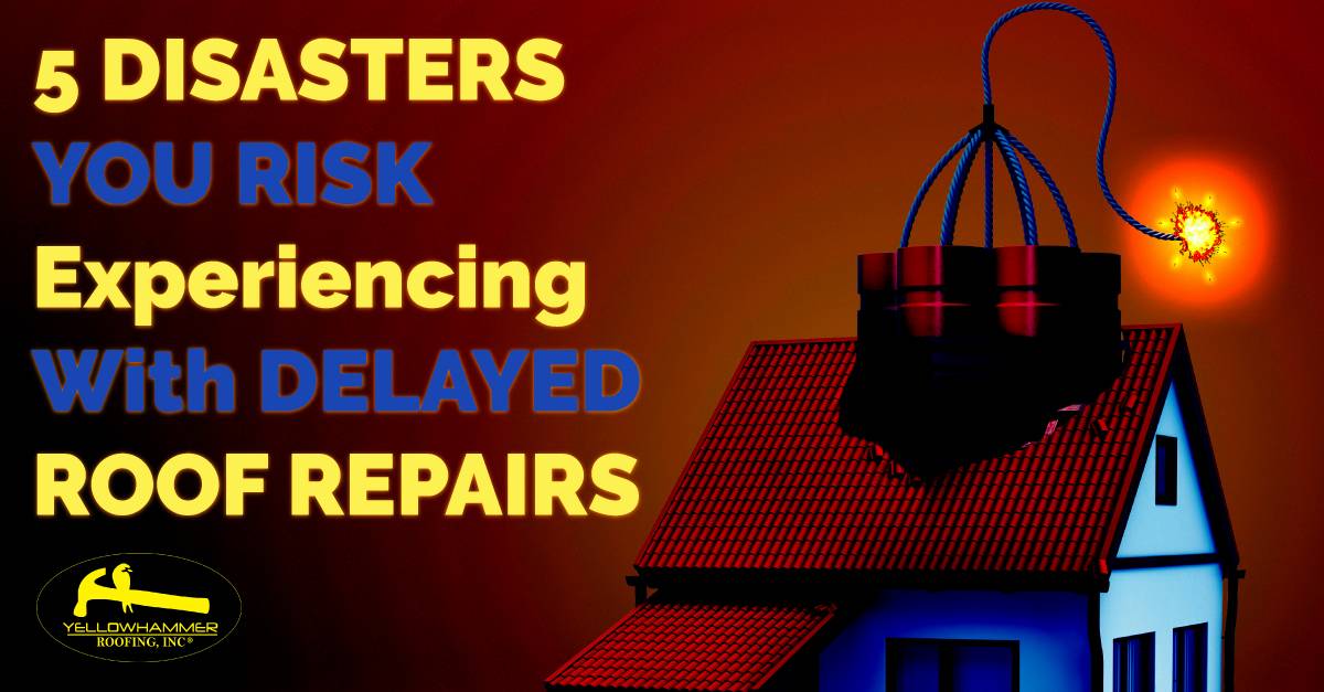 5 Disasters You Risk Experiencing With Delayed Roof Repairs