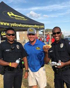 Yellowhammer event with local police in North Alabama