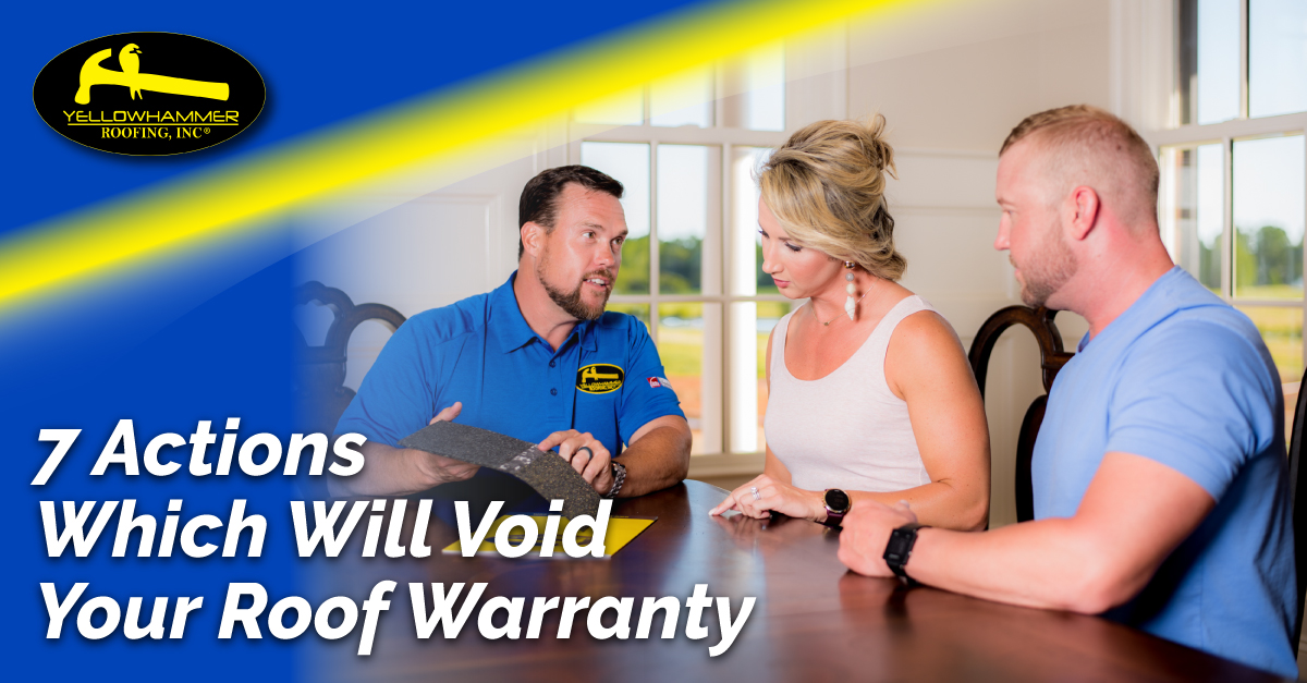 7 Actions Which Will Void Your Roof Warranty