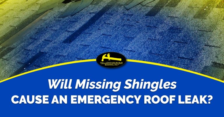Will Missing Shingles Cause An Emergency Roof Leak?