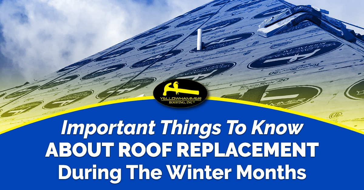Important things to know about roof replacement during the winter months